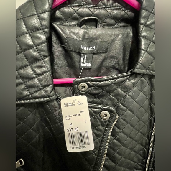 NWT Forever 21 faux leather jacket - Picture 2 of 5